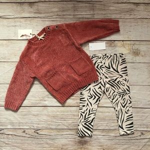Jessica Simpson Chenille Sweater & leggings - NEW